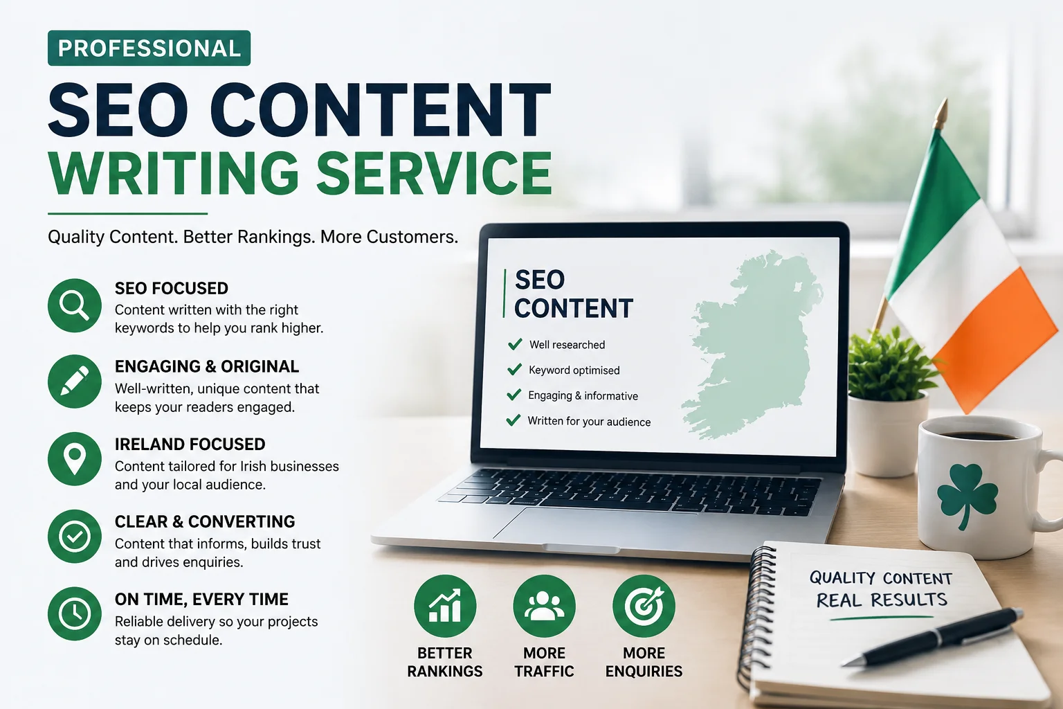 Professional SEO Content Writing Service Ireland