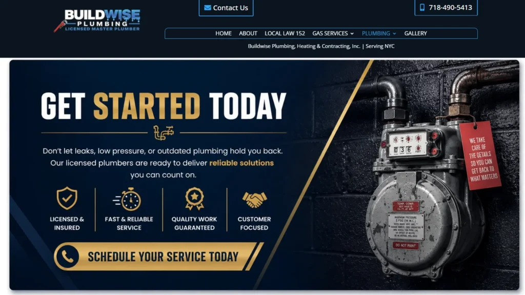 Buildwise Plumbing CTA